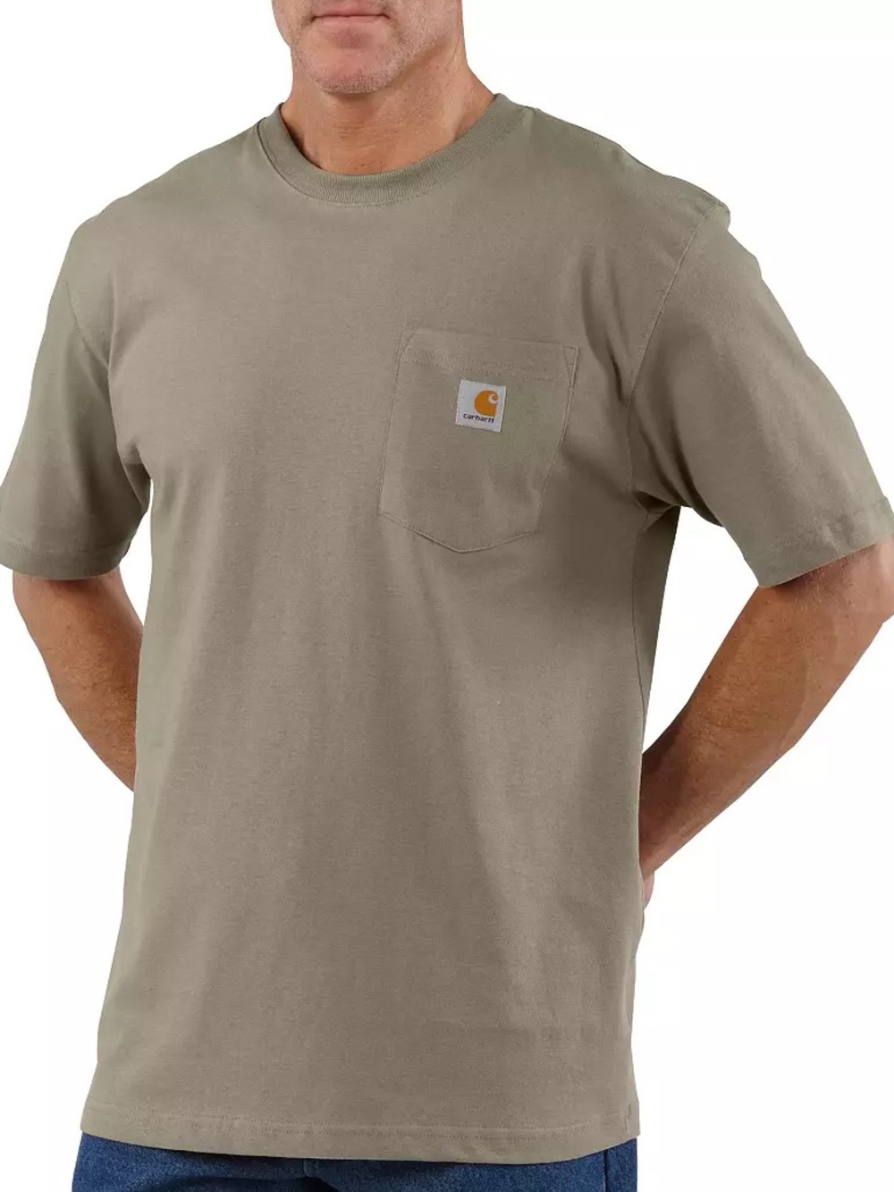 Carhartt Men’s Pocket T-Shirt in Brown